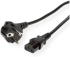 ROLINE 19.08.1014 :: Захранващ кабел, прав IEC конектор, черен, 3.0 м снимка 1