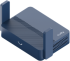 Безжичен рутер Cudy TR3000 VPN Travel router AX3000,2.5Ghz WAN,USB-C, 2 x антени,син снимка 2
