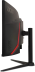 Монитор ACER ED340CUS3BMIIPX, 34" 180Hz, UWQHD 3440x1440 21:9, 2x DisplayPort, 2x HDMI, Черен снимка 4