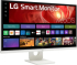 Монитор LG 27U731SA-W, 27" IPS Smart webOS23, 5ms, 350cd-m, FHD 3840 x 2160, HDMI, USB Type-C , Bluetooth, White снимка 2