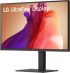Монитор LG 32U720A-B, 31.5" UltraFine 4K LED, VA, AG, 5ms, 250 cd-m2, UHD (3840 x 2160), USB-C (PD 90W), HDMI, DisplayPort, Black снимка 2