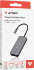 USB Хъб Verbatim USB-C Essentials Multiport Hub 6 Port with RJ45 снимка 6