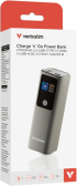 Външна батерия Verbatim Charge \'n\' Go Power Bank 27000mAh 183W Сив снимка 7