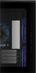 Кутия ASUS Prime AP202 ARGB mATX + 3 ARGB Вентилатора - Black снимка 7