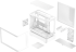 Кутия ASUS Prime AP202 ARGB mATX + 3 ARGB Вентилатора - White снимка 14