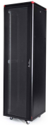  Комуникационен шкаф 600x800 мм, черен, стъклена врата, Elegant Pro &mdash; 16U снимка 13