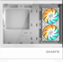 Кутия GIGABYTE C201 PANORAMIC ICE + 3 ARGB Вентилатора снимка 4