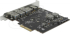 Мрежова LAN карта/адаптер Delock PCI Express x4 Card to 2 x USB Type-C + 3 x USB Type-A - SuperSpeed USB 10 Gbps снимка 2