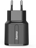 Кабел/адаптер Зарядно HAMA 220V, 2 x USB-A, 12W, Черен снимка 4