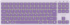 Клавиатура CANYON Keyboard OnType 10 Low Profile EN Wired Violet снимка 1