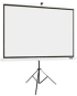 Екран за проектор ACER T87-S01MW MC.JBG11.00F, със статив, 87 inch, 4:3, бял снимка 2