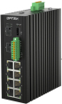 8x10-100-1000Base-T + 2x1G-2.5GBase-X SFP управляем индустриален суич снимка 2