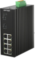  8x10-100-1000Base-T + 2x1G-2.5G-10G Base-X SFP+ управляем индустриален суич снимка 1