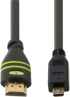 Кабел Techly HDMI A - micro HDMI D, 3 м, черен снимка 2