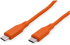 ROLINE 11.02.9124 :: Кабел USB 2.0, Type-C Type-C, M-M, 60W, силиконен, оранжев, 1.0 м снимка 2