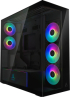 Arctic кутия Case E-ATX - Xtender VG (Mirror Black) - PCIe Gen 4 riser included, 5 A-RGB Fans included снимка 1