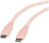 ROLINE 11.02.9122 :: Кабел USB 2.0, Type-C Type-C, M-M, 60W, силиконен, розов, 1.0 м снимка 3
