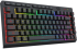 Геймърска клавиатура Redragon Crescent Pro K524RGB-PRO с кабел и безжична Bluetooth, RGB осветление - черна снимка 3