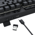 Геймърска клавиатура Redragon Crescent Pro K524RGB-PRO с кабел и безжична Bluetooth, RGB осветление - черна снимка 7