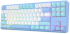 Геймърска механична клавиатура Redragon Star Blade K707WBB-RGB, синьо-бяло снимка 4