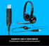 Слушалки Logitech H390, черни снимка 5