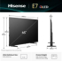  Hisense 65" E7Q, 4K Ultra HD 3840x2160, QLED, Quantum Dot, HDR 10+, HLG, Dolby Vision, DTS Virtual X, Smart TV,Light Sensor,WiFi Direct, BT, Anyview Cast, 3xHDMI, 2xUSB, LAN, CI+, DVB-T2-C-S2, Black снимка 2