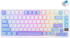 Клавиатура ROYAL KLUDGE RK-M75 Taro Milk Gaming Keyboard K Silver switch снимка 4