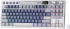 Клавиатура ROYAL KLUDGE RK M87 Ocean Blue Gaming Keyboard Cream switch снимка 2