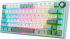 Клавиатура ROYAL KLUDGE R75 Sky Cyan Gaming Keyboard K silver switch снимка 2
