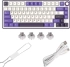Клавиатура ROYAL KLUDGE R75 Blackberry Mousse Gaming Keyboard K silver switch снимка 13