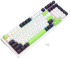 Геймърска безжична клавиатура Redragon Eisa Max K686WBG-RGB-MAX RGB осветление - бяло-зелено снимка 6