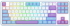 Геймърска безжична клавиатура Redragon Star Blade Pro K707WBP-RGB-PRO - бяло-лилаво снимка 2