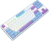 Геймърска безжична клавиатура Redragon Star Blade Pro, бяло-лилаво снимка 6