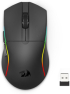 Геймърска мишка Redragon Deicide Lite M816-LIT с кабел и безжична Bluetooth, RGB осветление - черна снимка 1