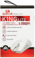 Безжична Bluetooth и кабелна геймърска мишка Redragon K1ng Lite 1K M916W-LIT-1K - бяла снимка 9