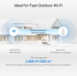 Безжична Outdoor - Indoor Wi-fi 7 Mesh система TP-Link Deco BE25-Outdoor BE3600 снимка 7