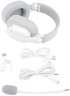 Геймърски слушалки Redragon Luce H888W с кабел и безжична Bluetooth връзка - бели снимка 7