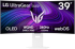 Монитор LG 39GX90SA-W, 39", OLED UltraGear 21:9 Curved Smart, IPS 0.03 ms, WQHD (3440x1440), 240Hz, HDR 10, Бял снимка 1