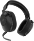 Геймърски слушалки с микрофон Corsair HS65 v2 Carbon безжични и блутут PC-PS5-PS4, Black снимка 2