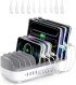 Принадлежност за смартфон Orico зарядна станция за мобилни устройства Charger Station 220V - 10 x USB 120W white - DUK-10P-EU-WH снимка 2