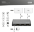 Кабел/адаптер DIGITUS DS-55336, HDMI сплитер, 1x2, 4K UHD, 60Hz, HDCP 2.2, 18 Gbps, EDID, 5W, 36 Bit, HDR, черен снимка 5
