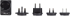 Кабел/адаптер MANHATTAN 102155 :: Зарядно за пътуване, USB-A, 1A, Travel Adapter, Europe, UK и US, черен снимка 2