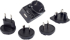Кабел/адаптер MANHATTAN 102155 :: Зарядно за пътуване, USB-A, 1A, Travel Adapter, Europe, UK и US, черен снимка 1
