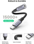 Адаптер Ugreen AV161 80154, USB-C-3.5мм Аудио 10см - черен снимка 7
