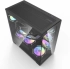 Darkflash кутия Case ATX - DS900 Black - 7 x 120 mm A-RGB fans included, USB-C снимка 3