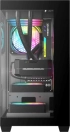 Darkflash кутия Case mATX - DS900M Black - 6 x 120 mm Infinity Mirror A-RGB снимка 3