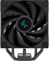Охладител за процесор DeepCool AK400 Zero Dark, CPU Air Cooler, 1x120mm PWM Fan, TDP 220W, 4 Heatpipes, LGA1851-1700-1200-115x, AMD AM5-AM4 снимка 2