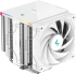 Охладител за процесор DeepCool AK620 DIGITAL SE WH, CPU Air Cooler, 2x120mm PWM Fans, 6 Heatpipes, White, LGA2066-2011-v3-2011-1851-1700 снимка 1