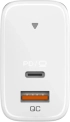 Принадлежност за смартфон Genius Универсално зарядно за стена Charger Wall GaN - USB Type-C-A 65W White - PD-65AC снимка 4