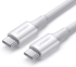 Кабел Ugreen US300 60552, USB-C-USB-C 5А,DATA, 2м - бял снимка 2